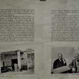 L'uomo ci mostra una pubblicazione in bianco e nero dove in una foto del 1948 si vedono i vecchi proprietari e una parte della locanda: un patio protetto da una piccola tettoia, panche, tavoli e casse di birra